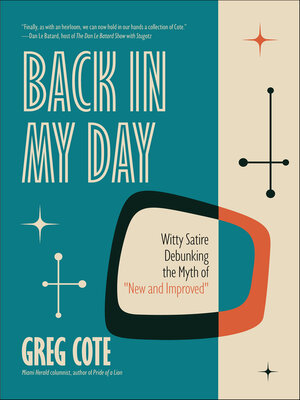 cover image of Back in My Day